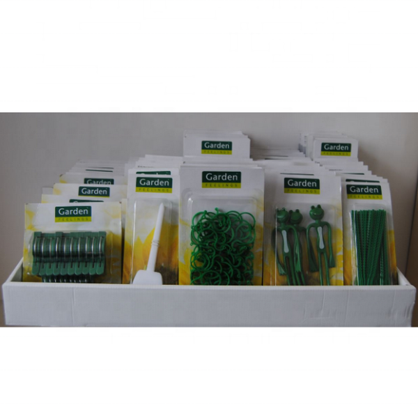 Garden clip plant binder accessory
