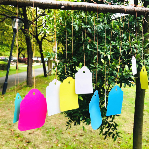 Hanging Type PVC Labels Home Garden Plant Flower Tags Durable Waterproof Signs Plant Hanging Tags
