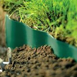Garden Lawn Edging Plastic Landscape Edging Flexible DIY Decorative Fence Road Flower Grass Bed Border For Landscaping Lawns