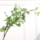 Artificial simulation plant ginkgo biloba wedding home decoration leaves wholesale