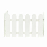 White Plastic Fence Christmas Tree Wedding Party Decoration Miniature Indoor Garden Border Grass Lawn Edge Fence
