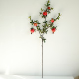 Simulation fruit pomegranate branch artificial flower home photography wedding decoration green plant factory wholesale