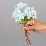 Furnishing decoration interior decoration flower design simulation hydrangea bouquet of 3 mini snowballs