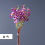 Wedding home decoration silk flower simulation plant 6 bunches of winter jasmine