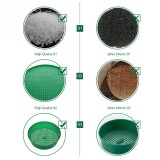 New Plastic Garden Soil Sieve Riddle Green For Composy Soil Stone Mesh Gardening Tool
