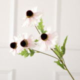 Simulated flower 4 forks single sunflower home decoration pile heart flower wedding holding flower photography props