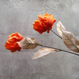 Simulation 2 head long tulip home decoration artificial flower wedding decoration home decoration props manufacturers wholesale
