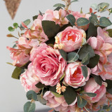 Simulation Hydrangea peony flower ball wedding indoor and outdoor decoration shopping mall photography artificial silk flower