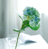 Good Quality Plastic Flowers Artificial Decoration 6 Color Simulated Hydrangea For Wedding Arrangement