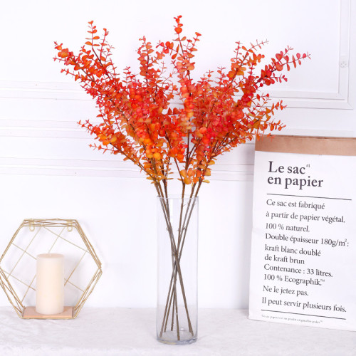 2021 Premium Quality Popular Home Decoration Simulated Round Eucalyptus Baby Breath Flowers Artificial