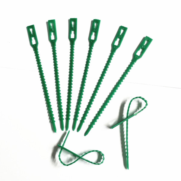 13CM Green Garden Ties Garden Ties Environmental Protection Reusable Ties