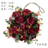 Simulation Hydrangea peony flower ball wedding indoor and outdoor decoration shopping mall photography artificial silk flower
