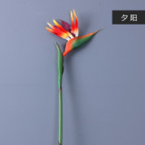 Simulation plant bonsai floor decoration PVC handle plastic bird of paradise