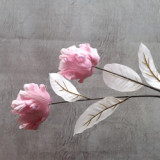 Simulation 2 head long tulip home decoration artificial flower wedding decoration home decoration props manufacturers wholesale