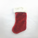 8 inch Felt custom shape Plush Christmas Decorations Large knitted baby Christmas Stocking socks