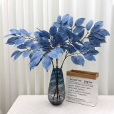 Simulation leaves big crape myrtle leaf hotel decoration shooting props artificial plants home layout simulation of green plants