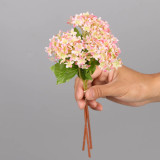 Furnishing decoration interior decoration flower design simulation hydrangea bouquet of 3 mini snowballs