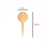 Wholesale T-shaped Decoration Eco Friendly Bamboo Plant Labels Garden Markers Plant Tags
