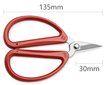 High Quality Red Sewing Accessories Scissors Garden Scissors Metal Cutting Scissors With Red Handle