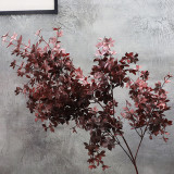 Simulation single maple leaf home decoration wedding artificial plant ceiling road lead manufacturers wholesale