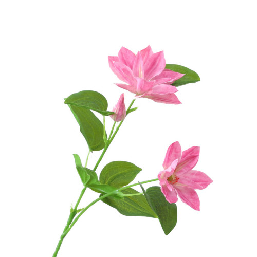 Simulated plant wall flowers wedding living room decoration feel moisturizing clematis