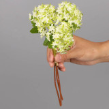 Furnishing decoration interior decoration flower design simulation hydrangea bouquet of 3 mini snowballs