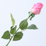 Simulated flower feel moisturizing rose bud wedding holding flower hotel home decoration artificial flower shooting props