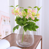 Simulated flower 4 head Hydrangea wedding road lead home decoration artificial plants potted green plants manufacturers wholesal