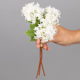 Furnishing decoration interior decoration flower design simulation hydrangea bouquet of 3 mini snowballs
