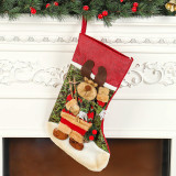 Hot Sale Sweet Nordic Style 3D Christmas Stockings