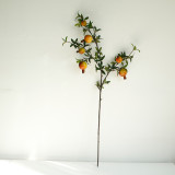 Simulation fruit pomegranate branch artificial flower home photography wedding decoration green plant factory wholesale