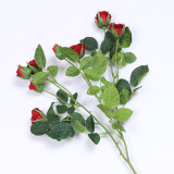Simulated 9 head small rose home decoration placed flowers wedding decoration