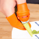 Thumb Cutter Separatorpicking Beans Picking Vegetables Peeling Beans Nail Protection Cover Bean Dial