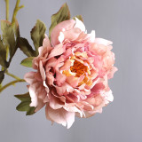 Simulate 3 immortal peach peony wedding rose ceiling flower row lead home decoration artificial flowers