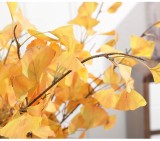 Artificial simulation plant ginkgo biloba wedding home decoration leaves wholesale