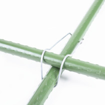 Fixed Buckle For Plastic-Coated Steel Pipe Climbing Flower Bracket Strut Connection Buckle Spring Wire Buckle