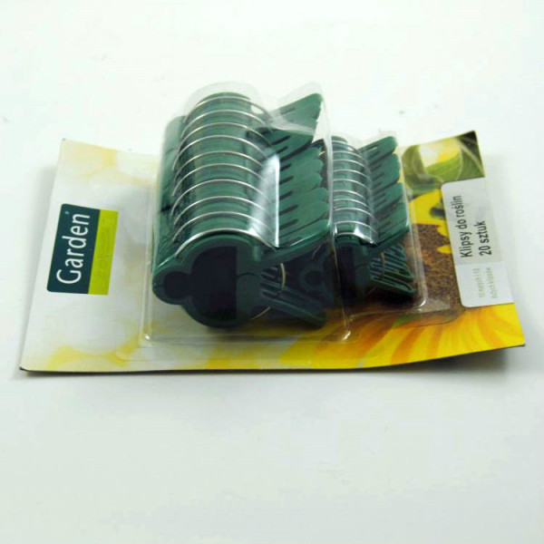 Garden clip plant binder accessory