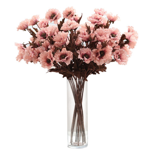 Simulation of big poppy wedding home decoration shooting props bonsai simulation bouquets manufacturers