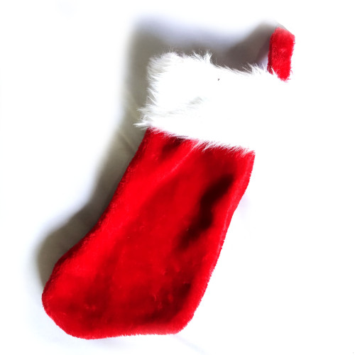 Felt Wholesale Purple Animal Plaid Christmas Stockings