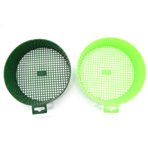 Plastic Garden Sieve Riddle Green For Soil Stone Mesh Soil Sieve Filtration Large Stones and Twig