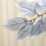 Simulation leaves big crape myrtle leaf hotel decoration shooting props artificial plants home layout simulation of green plants