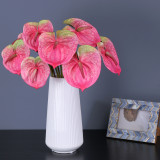 Eva pink small size simulation flower plant potted large anthurium