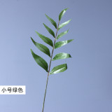 Single toothed green plants in northern Europe contracted home window decoration emulation of wind shadow leaves