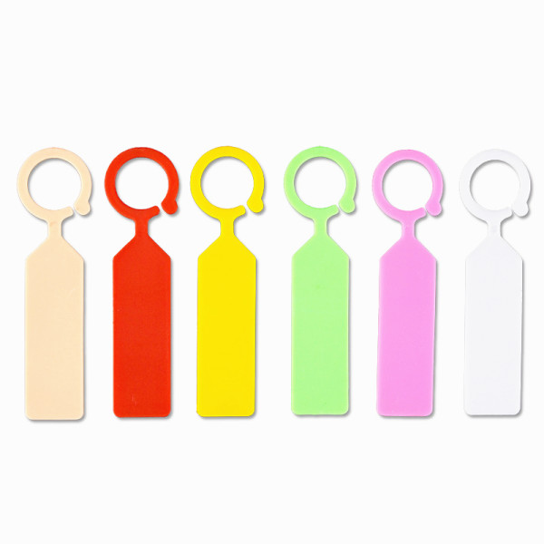 Colourful Waterproof Plastic Hanging garden ring label Garden Plant Ring tags