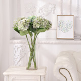 Good Quality Plastic Flowers Artificial Decoration 6 Color Simulated Hydrangea For Wedding Arrangement