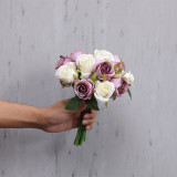 The factory wholesale silk flower household wedding holding a bouquet of roses 12 bouquet of roses