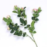Simulated 9 head small rose home decoration placed flowers wedding decoration