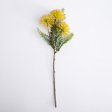 Simulated green plants thorn tail green onion small single branch home decoration artificial plant hotel window display