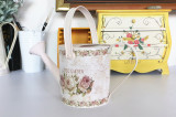 European Style Garden Vase Wrought Iron Shower Sprinklers Home Decoration Watering Bottle With Handle