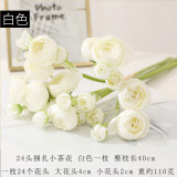 Simulation holding bouquet of flowers home  decoration bottle flower wedding 6 bundled simulation small tea bud